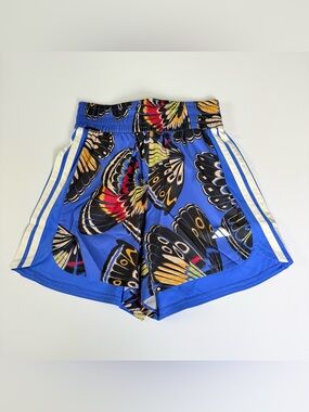 Farm Rio x adidas Butterfly Print Running Shorts NWT